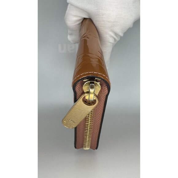 Louis Vuitton Vernis‎ Zippy Wallet Brown Monogrammed with DustBag/Box/COA - Picture 5 of 16